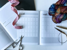 Load image into Gallery viewer, OOPS! shades of knitting x POT&knots Tester Notebook